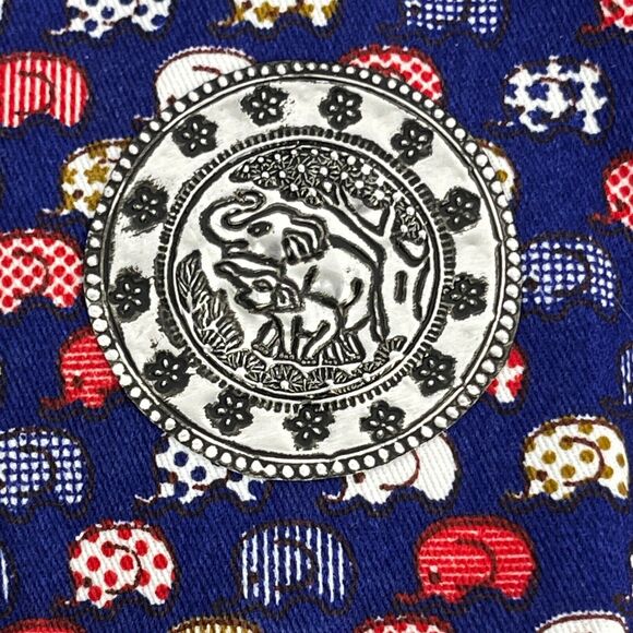 Makeup Case Cosmetic Zip Bag Elephant Toiletry Pouch Travel Organizer Blue New - Picture 2 of 3